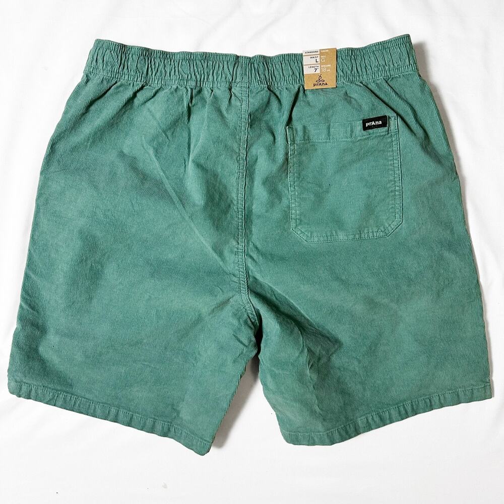 Prana Canyon Camp Shorts Mens Size L (32-33-34) 7" Inseam Corduroy NWT - Picture 3 of 9